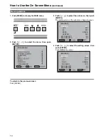 Preview for 4 page of Panasonic BT-LT2600 Menu Information