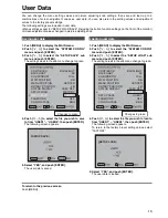 Preview for 5 page of Panasonic BT-LT2600 Menu Information