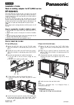 Preview for 1 page of Panasonic BT-MA900G Installation Manual