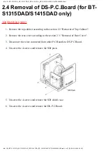 Preview for 19 page of Panasonic BT-S1315DA Service Manual