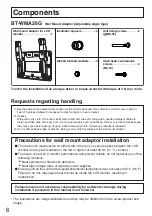 Preview for 6 page of Panasonic BT-WMA26G Installation Instructions Manual