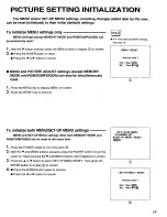 Предварительный просмотр 17 страницы Panasonic BTH1390Y - COLOR VIDEO MONITOR Operating Instructions Manual