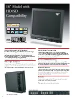 Предварительный просмотр 4 страницы Panasonic BTLH1800 - LCD HD MONITOR Brochure & Specs