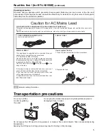 Предварительный просмотр 5 страницы Panasonic BTLH2550E - LCD VIDEO MONITOR Operating Instructions Manual