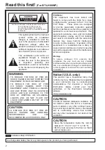 Предварительный просмотр 2 страницы Panasonic BTLH80W - 7.9" MONITOR Operating Instructions Manual