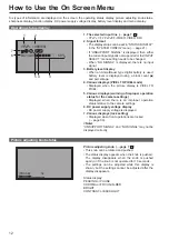 Предварительный просмотр 12 страницы Panasonic BTLH80W - 7.9" MONITOR Operating Instructions Manual