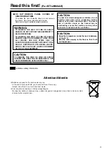 Предварительный просмотр 3 страницы Panasonic BTLH900A - HD MONITOR Operating Instructions Manual