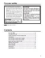 Предварительный просмотр 3 страницы Panasonic BTLS1400 - 14" LCD MONITOR Operating Instructions Manual