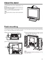 Предварительный просмотр 11 страницы Panasonic BTLS1400 - 14" LCD MONITOR Operating Instructions Manual