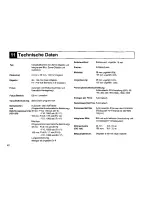 Preview for 42 page of Panasonic C-D3100ZM-S Operating Instructions Manual