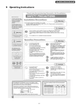 Предварительный просмотр 37 страницы Panasonic C Service Manual