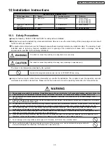 Preview for 43 page of Panasonic C Service Manual