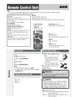 Preview for 10 page of Panasonic C1303U Operating Instructions Manual