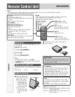 Preview for 11 page of Panasonic C1305L Operating Instructions Manual