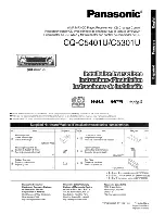 Предварительный просмотр 41 страницы Panasonic C5301U Operating Instructions Manual