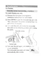 Предварительный просмотр 48 страницы Panasonic C5301U Operating Instructions Manual