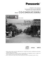 Panasonic C5303U Operating Instructions Manual предпросмотр