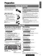 Предварительный просмотр 9 страницы Panasonic C5303U Operating Instructions Manual