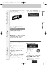 Предварительный просмотр 13 страницы Panasonic C700U - Radio / CD Operating Instructions Manual