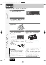 Предварительный просмотр 14 страницы Panasonic C700U - Radio / CD Operating Instructions Manual