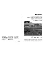 Panasonic C7301U - Cd Rcvr W/ Custm Dsply Operating Instructions Manual preview