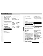 Preview for 4 page of Panasonic C9701U Operating Instructions Manual