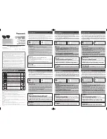 Preview for 1 page of Panasonic CA-FN50N Installation Instructions