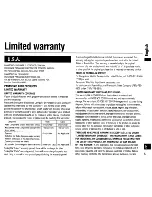 Preview for 5 page of Panasonic CA-LSR10U - Sirius Satellite Radio Receiver Operating Instructions Manual