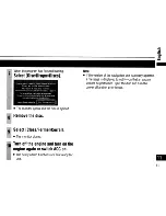 Preview for 11 page of Panasonic CA-LSR10U - Sirius Satellite Radio Receiver Operating Instructions Manual