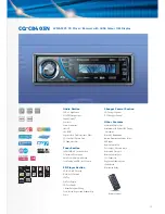 Предварительный просмотр 15 страницы Panasonic Car Audio & DVD Car Navigation System Brochure & Specs