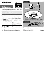 Preview for 1 page of Panasonic Car Kit Operating Instructions