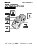 Panasonic Car speaker system Installation Manual preview