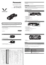 Preview for 1 page of Panasonic CARICAM AU-VSHL2G Operating Instructions