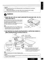 Preview for 81 page of Panasonic CATU9000U - AV CTRL AMP Operating Instructions Manual