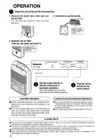 Предварительный просмотр 6 страницы Panasonic CD-B1600R Operating Instructions Manual