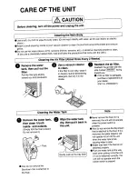 Preview for 9 page of Panasonic CD-B1600R Operating Instructions Manual