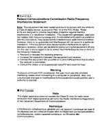 Preview for 4 page of Panasonic CF-1000 User Manual