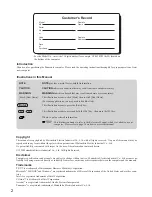 Предварительный просмотр 2 страницы Panasonic CF-17 Operating Instructions Manual