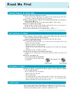 Preview for 2 page of Panasonic CF-17 Reference Manual