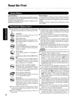 Preview for 6 page of Panasonic CF-18BHAZXKM - Toughbook 18 Touchscreen PC Version User Manual