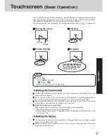 Preview for 21 page of Panasonic CF-18DHAZXKM - Toughbook 18 Touchscreen PC... Operating Instructions Manual