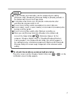 Preview for 7 page of Panasonic CF-19 series Supplementary Instructions Manual