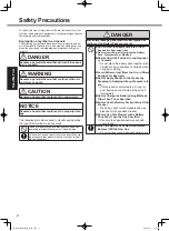 Preview for 2 page of Panasonic CF-195GAAXBE Operating Instructions Manual