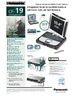 Предварительный просмотр 1 страницы Panasonic CF-19CDBAXVM - Toughbook 19 Tablet PC Version Brochure & Specs