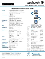 Предварительный просмотр 2 страницы Panasonic CF-19FDGAXCM Brochure & Specs