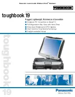 Предварительный просмотр 1 страницы Panasonic CF-19FHGAXAM Brochure & Specs