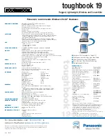 Предварительный просмотр 2 страницы Panasonic CF-19FHGAXAM Brochure & Specs