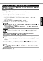 Preview for 11 page of Panasonic CF-20 series Operating Instructions Manual