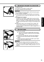 Preview for 15 page of Panasonic CF-20 series Operating Instructions Manual