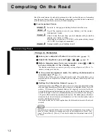 Preview for 12 page of Panasonic CF-25 Operation Instructions Manual